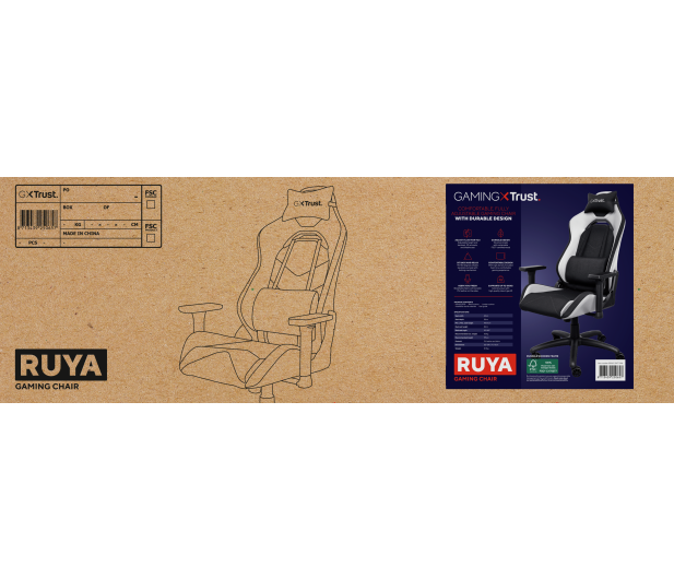 Trust GXT714W RUYA GAMING CHAIR WHITE - 1489338 - zdjęcie 6